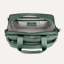 Interior of VersaPack+ UnderSeat Travel Tote with Trolley Sleeve in Green