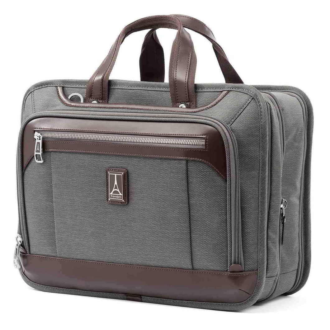 Travelpro Platinum Elite Expandable Business Brief, Vintage Grey